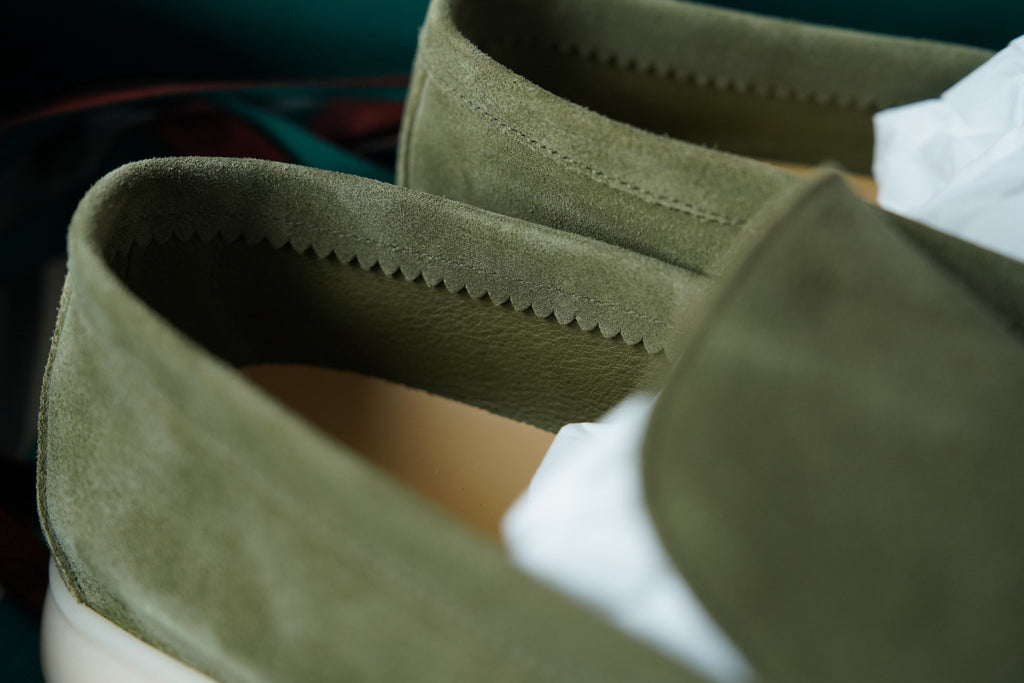 Loro Piana summer walk green