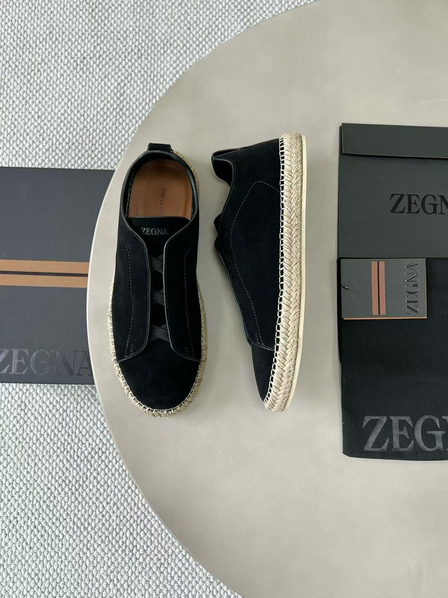 Zegna Triple Stitch espadrilles