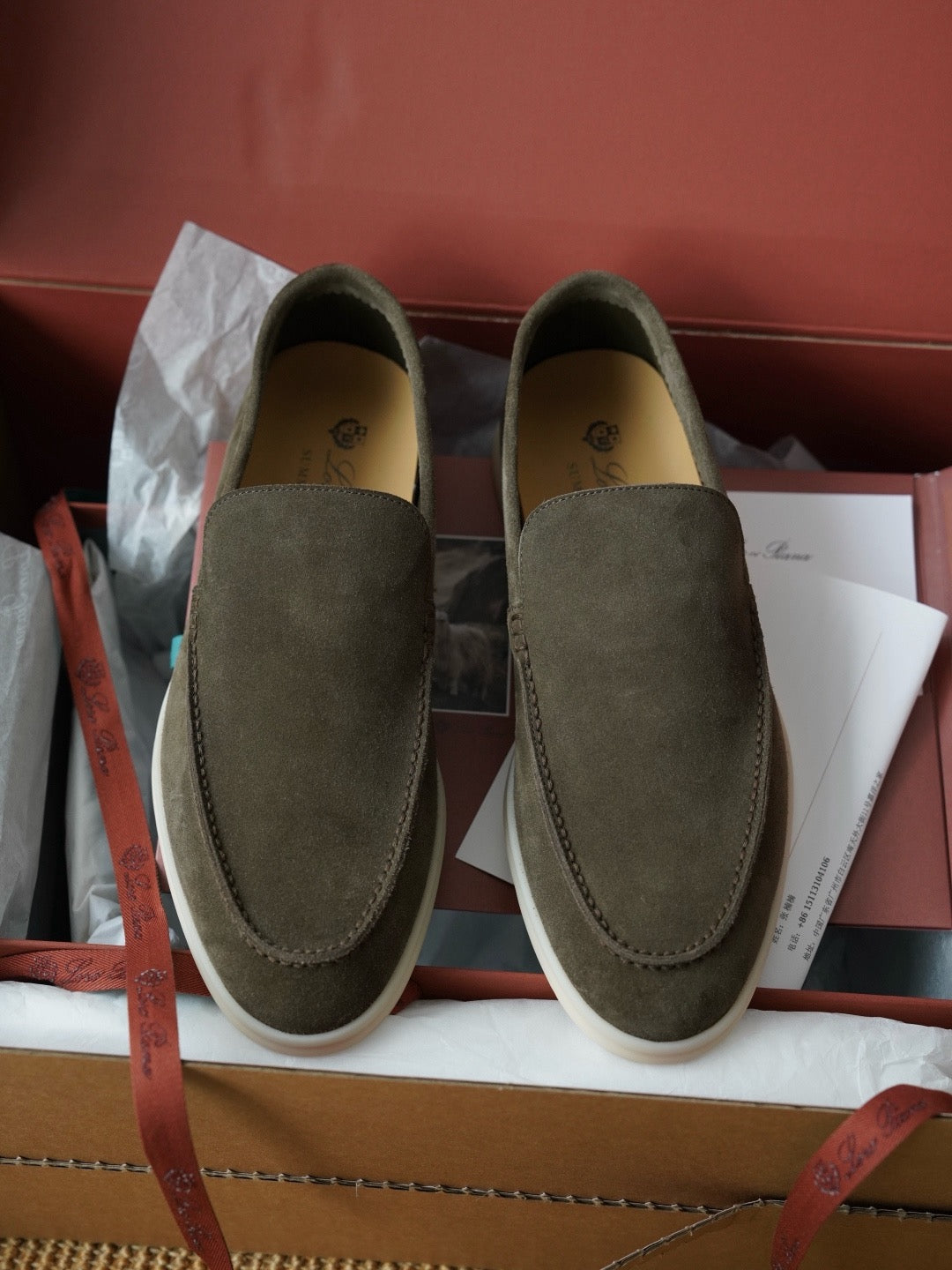 Loro Piana Men Summer walk army green