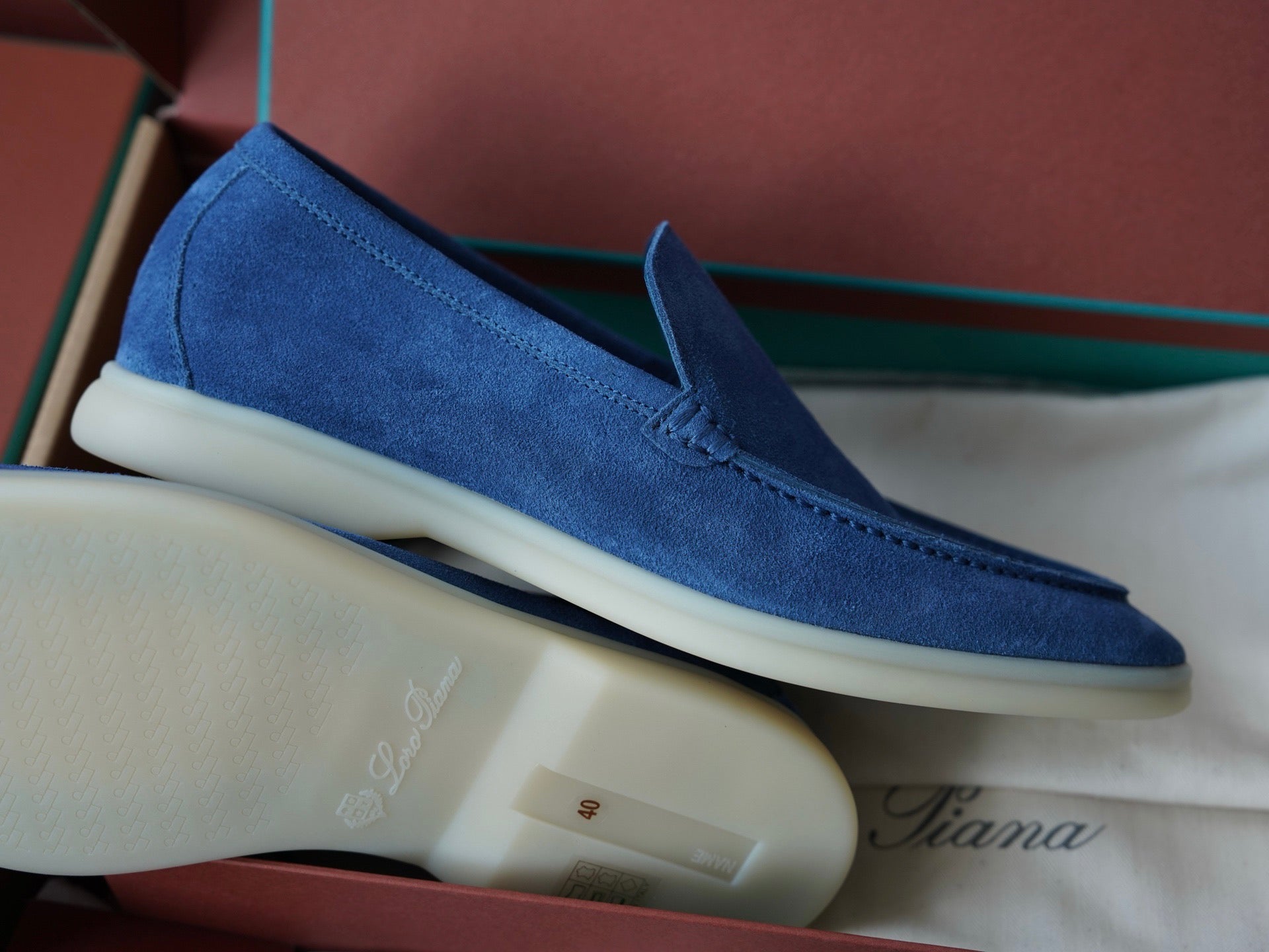 Loro Piana Summer walk blue