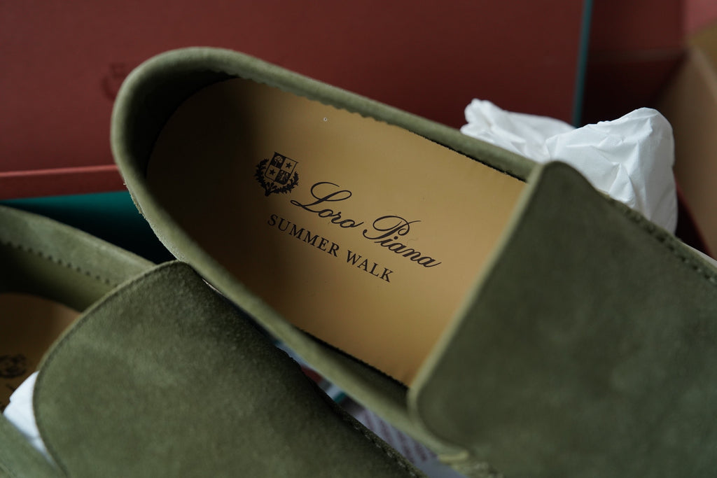 Loro Piana summer walk green