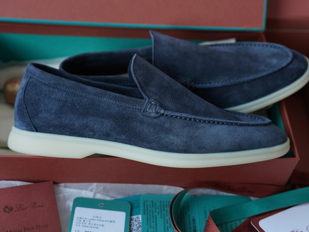 Loro piana Summer walk navy blue