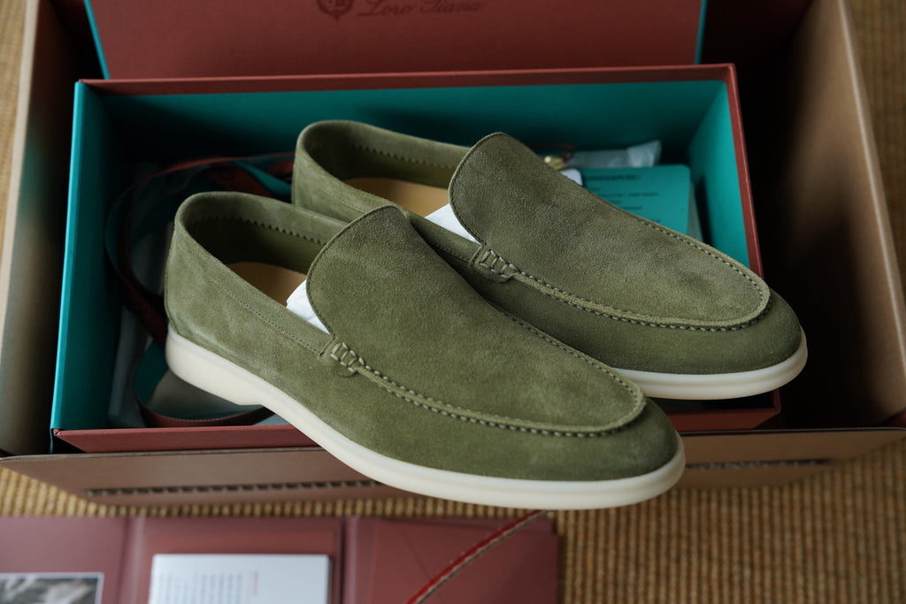 Loro Piana summer walk green