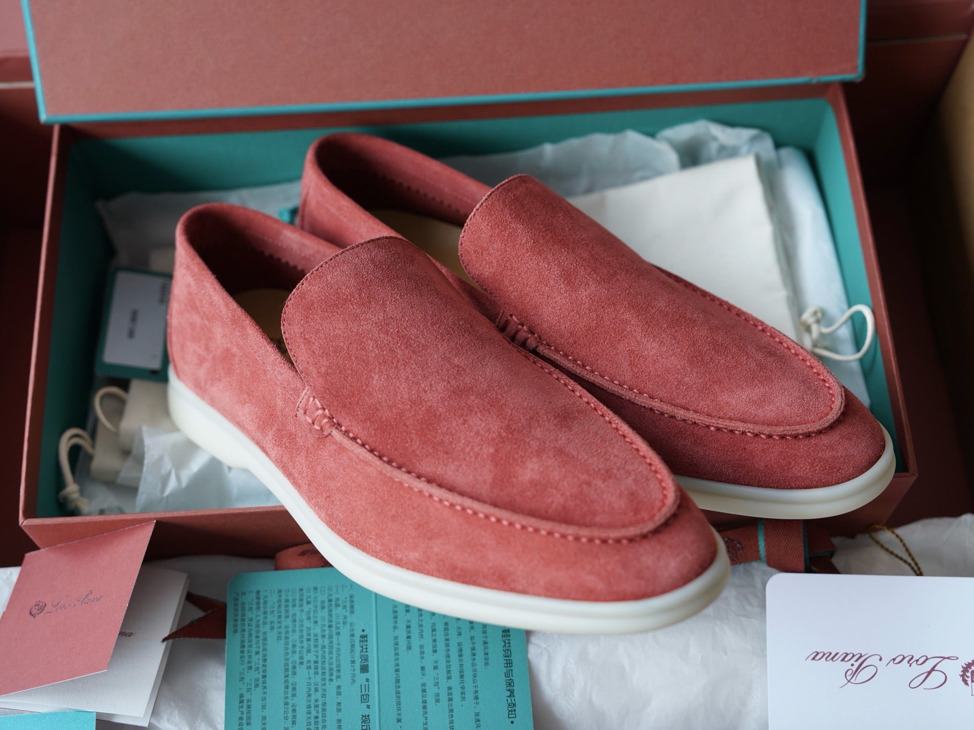 Loro Piana Summer walk red