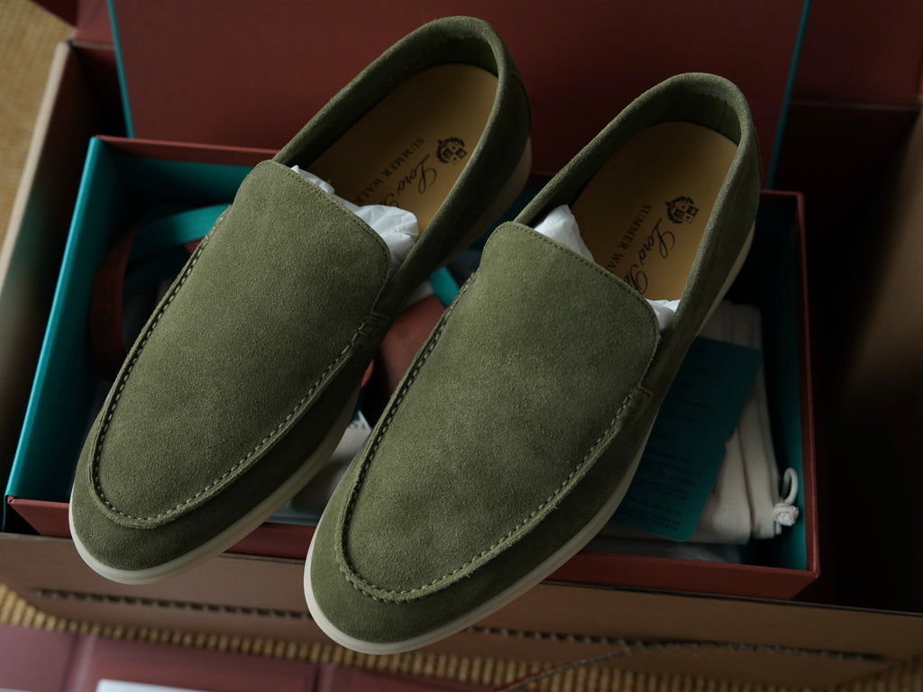 Loro Piana summer walk green