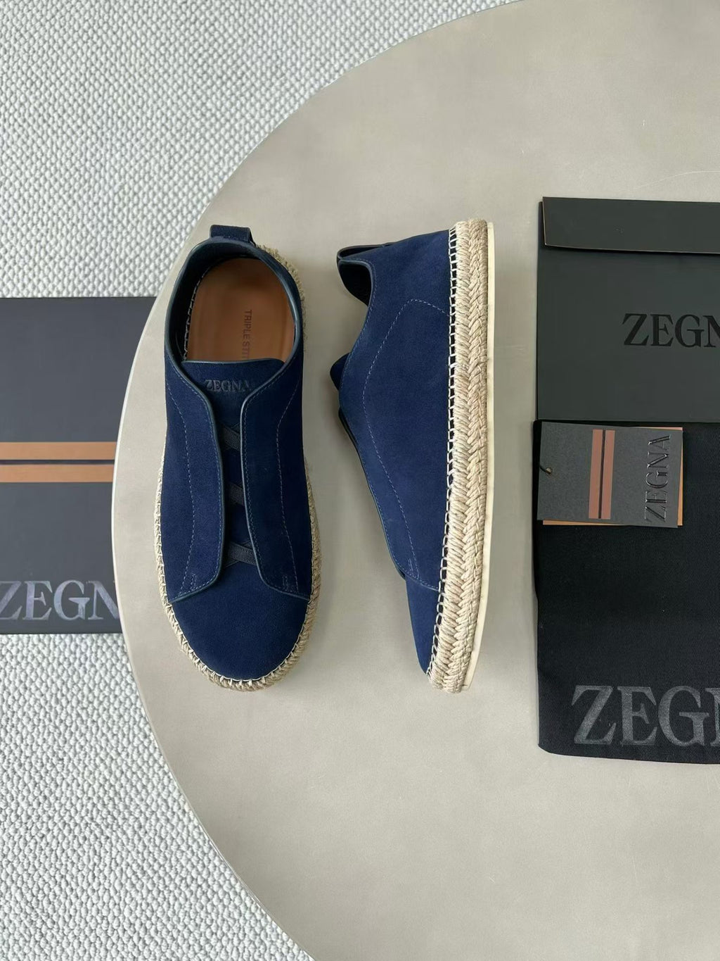 Zegna Triple Stitch espadrilles
