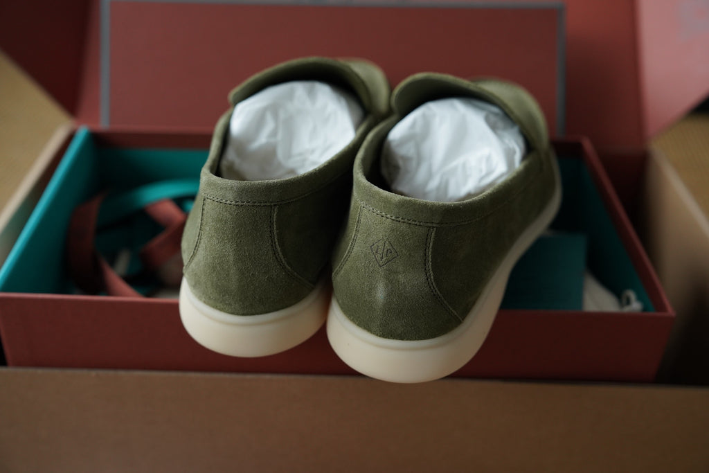 Loro Piana summer walk green