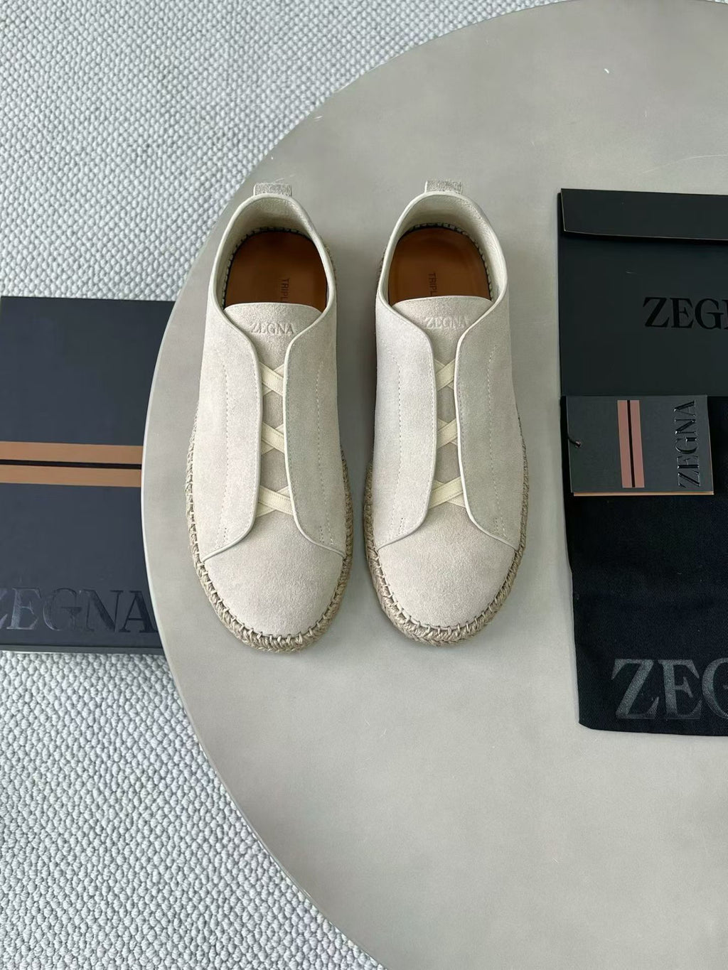 Zegna Triple Stitch espadrilles