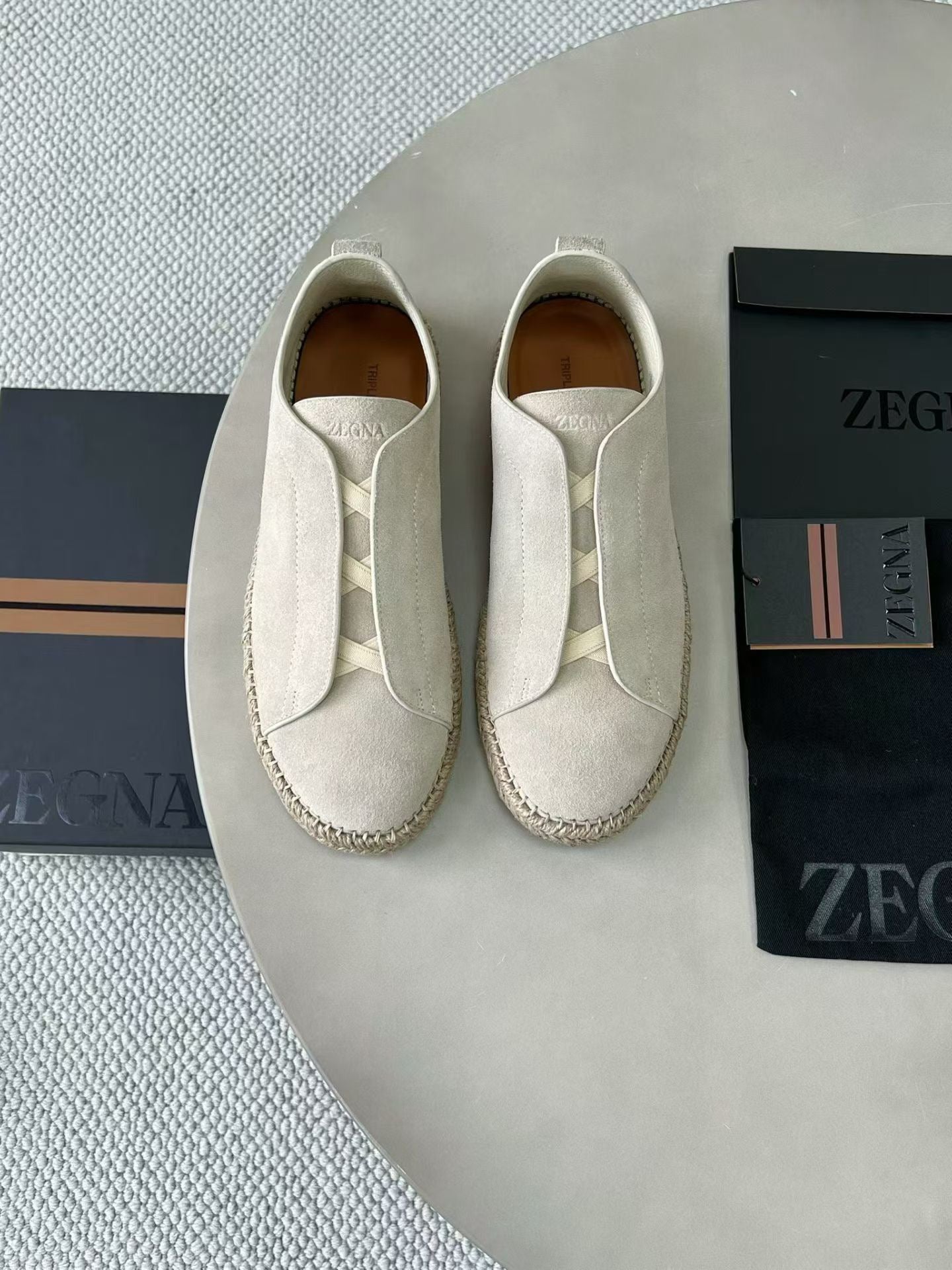Zegna Triple Stitch espadrilles