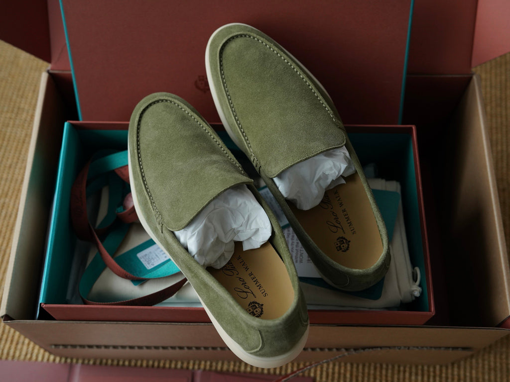 Loro Piana summer walk green
