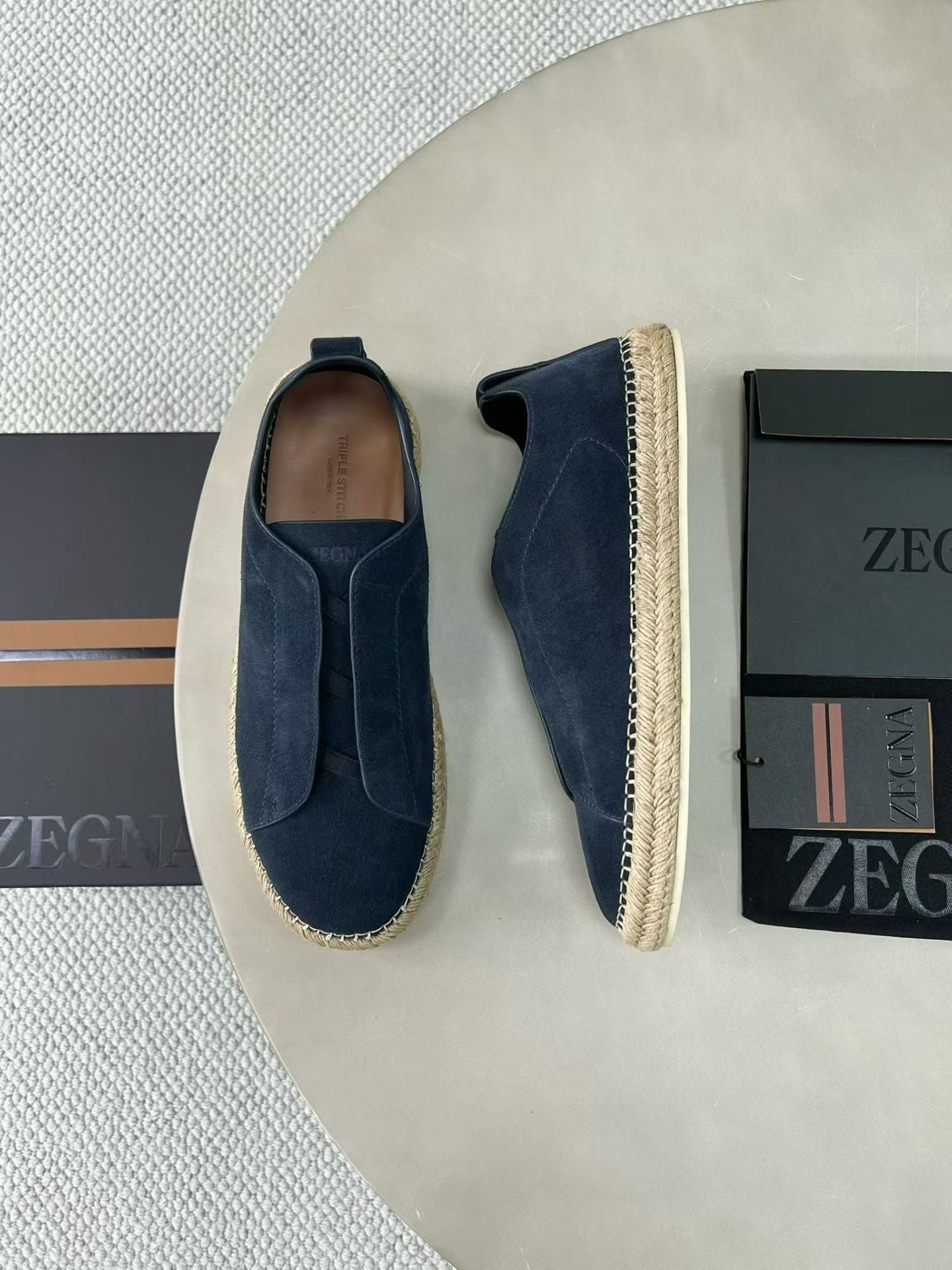 Zegna Triple Stitch espadrilles