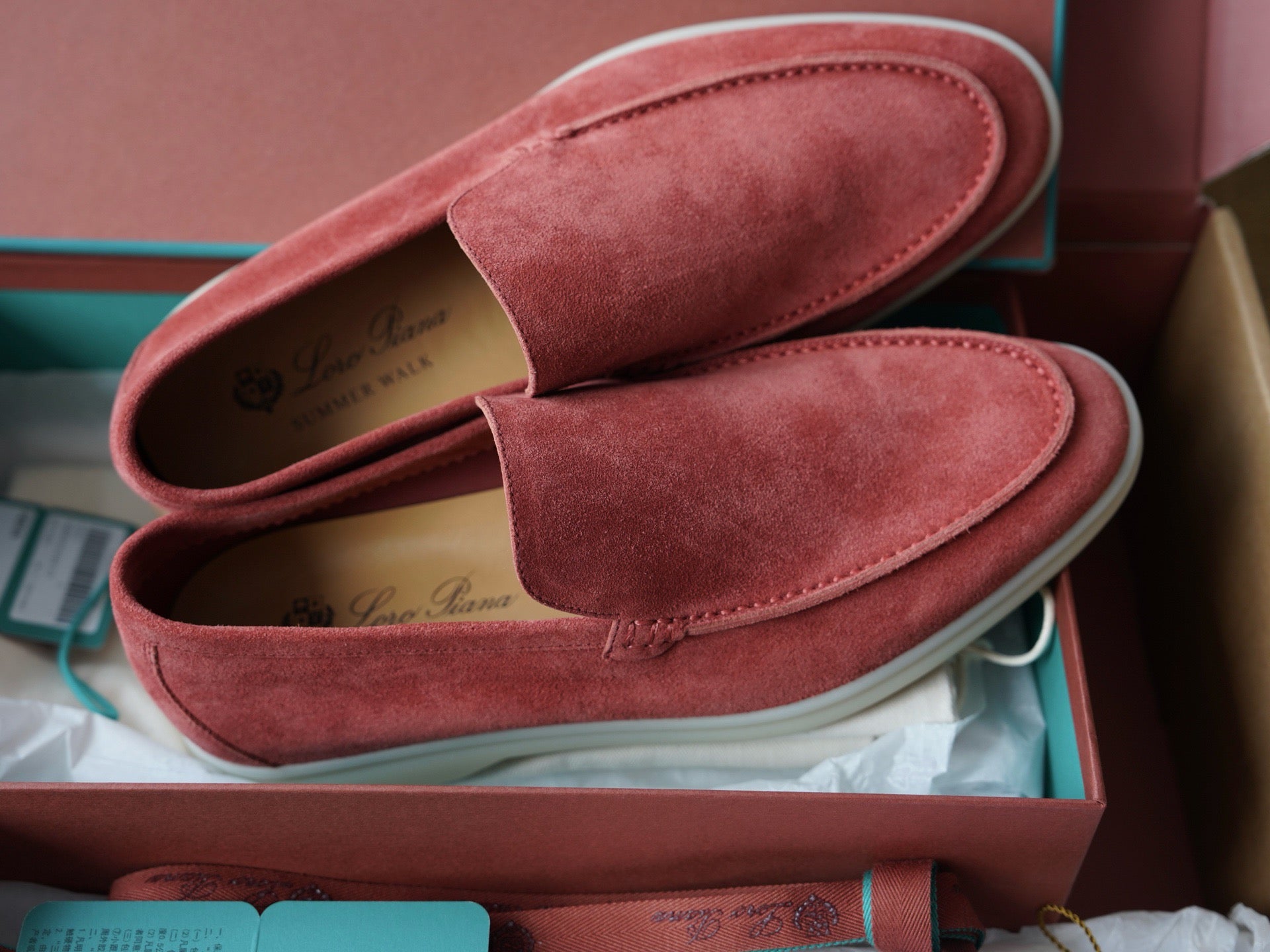 Loro Piana Summer walk red