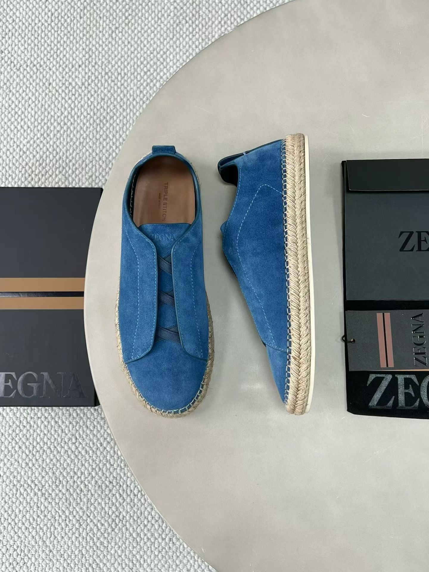 Zegna Triple Stitch espadrilles