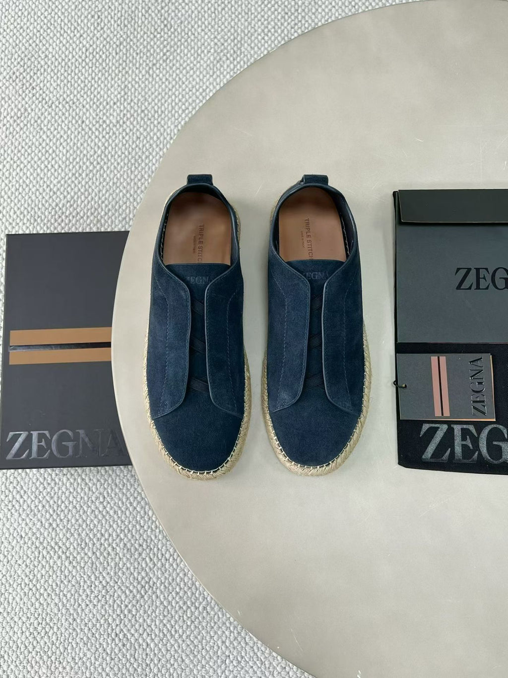 Zegna Triple Stitch espadrilles
