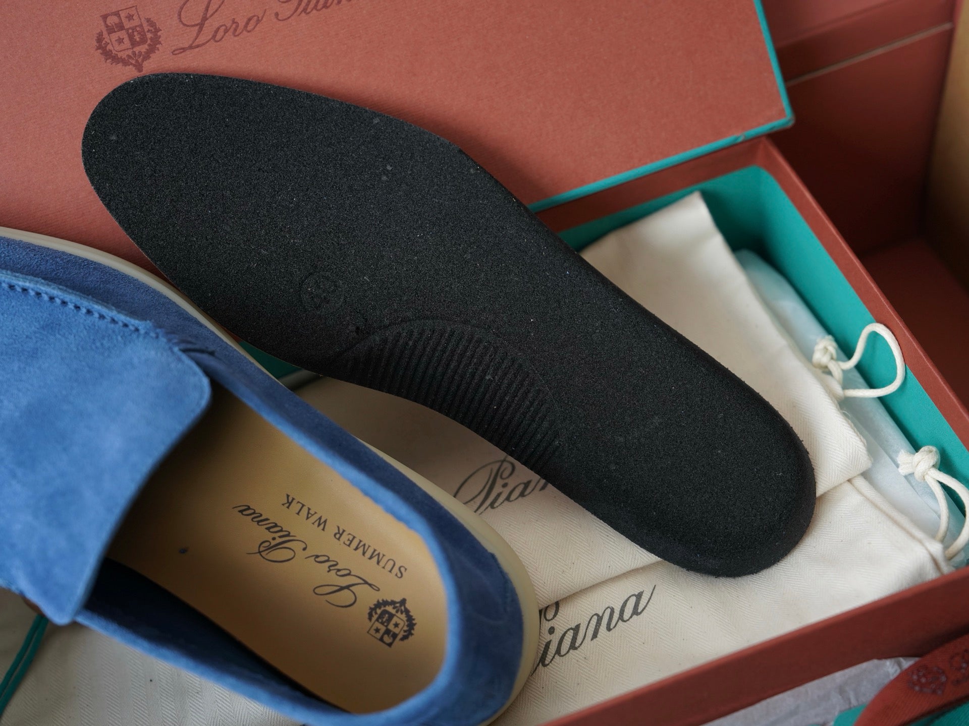 Loro Piana Summer walk blue
