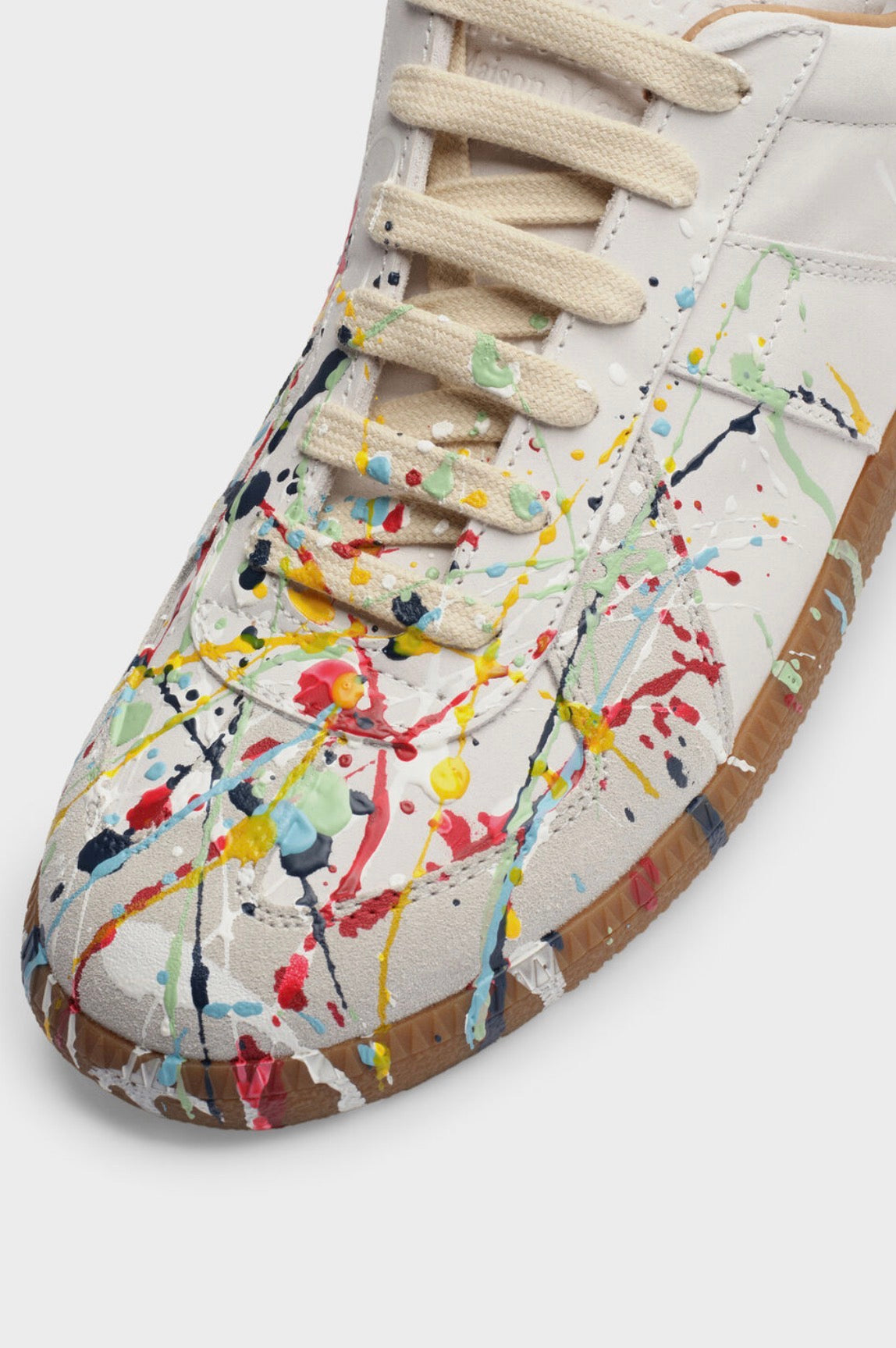 Maison Margiela White Paint splatter gats