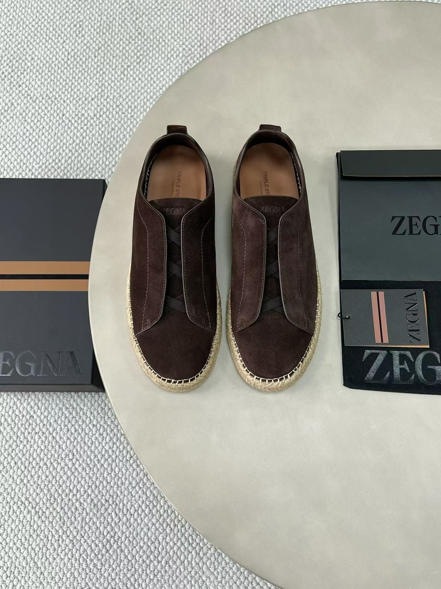 Zegna Triple Stitch espadrilles
