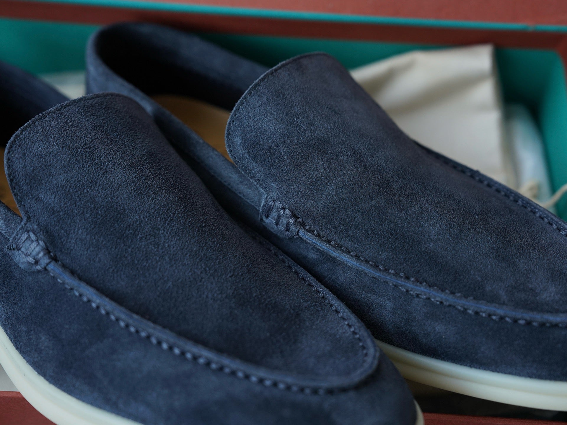 Loro piana Summer walk navy blue