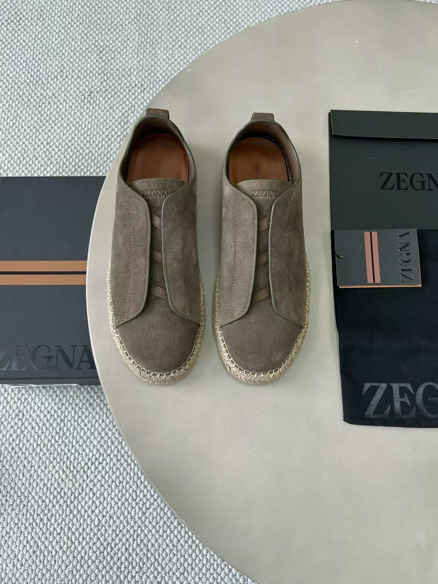 Zegna Triple Stitch espadrilles