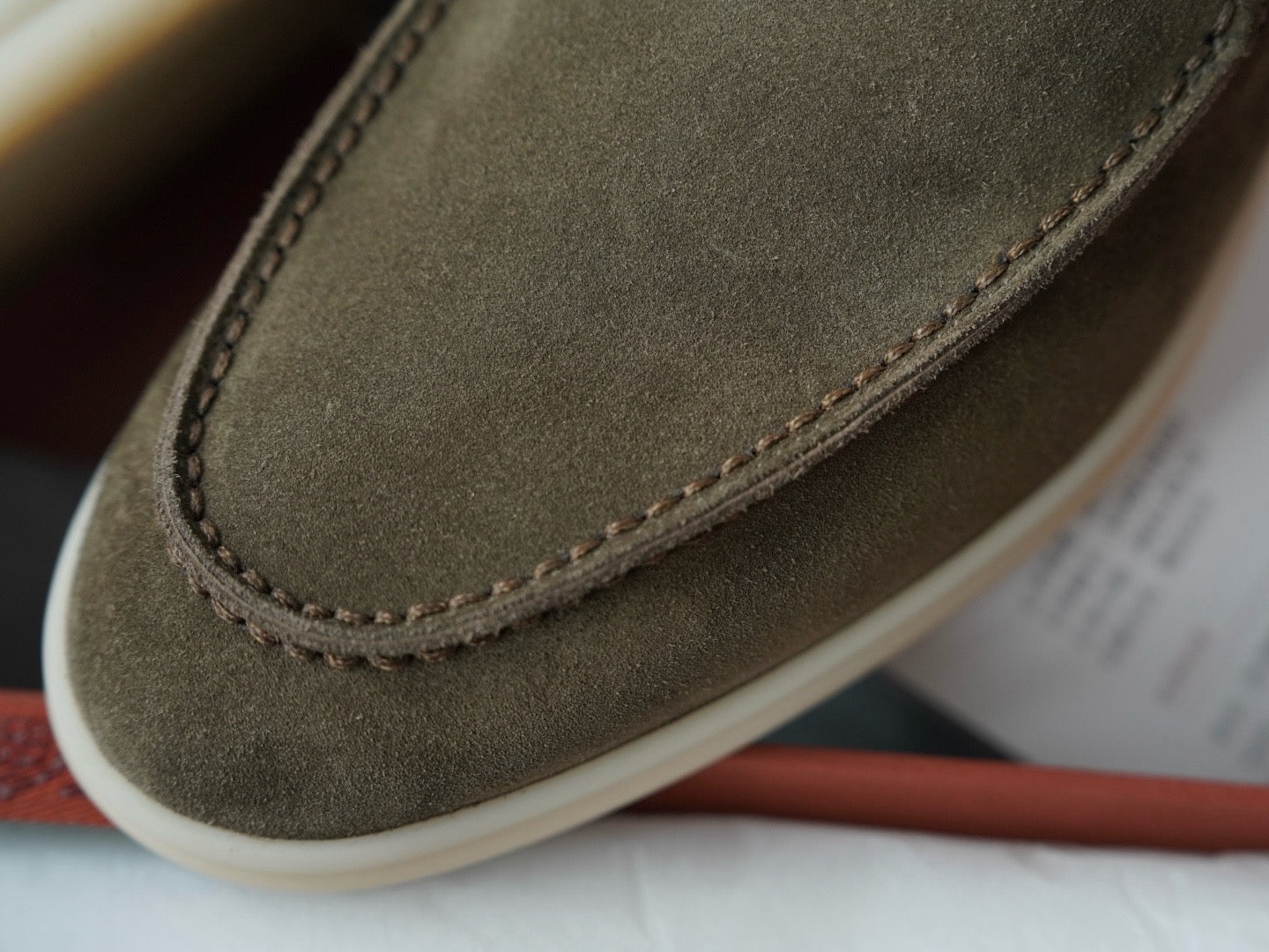 Loro Piana Men Summer walk army green