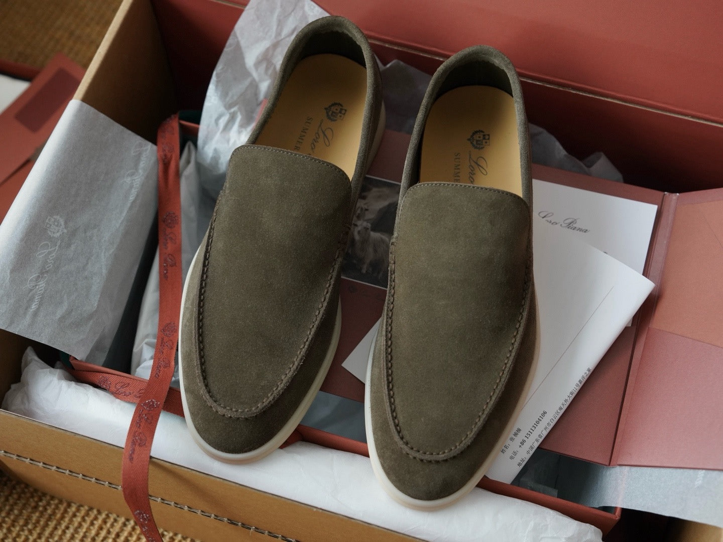 Loro Piana Men Summer walk army green