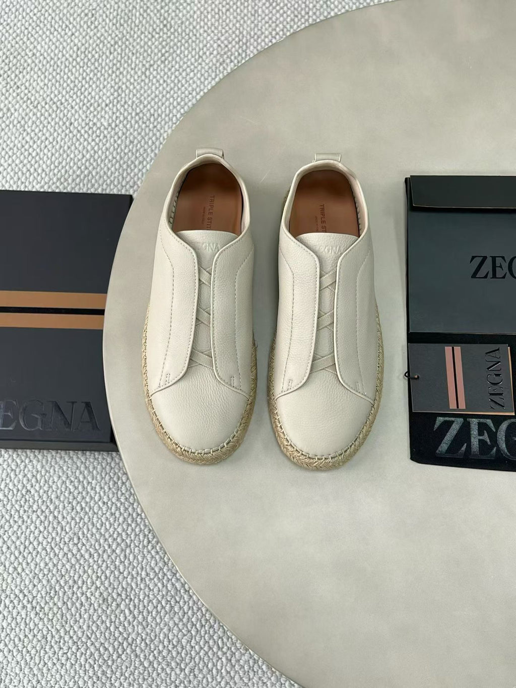 Zegna Triple Stitch Espadrilles