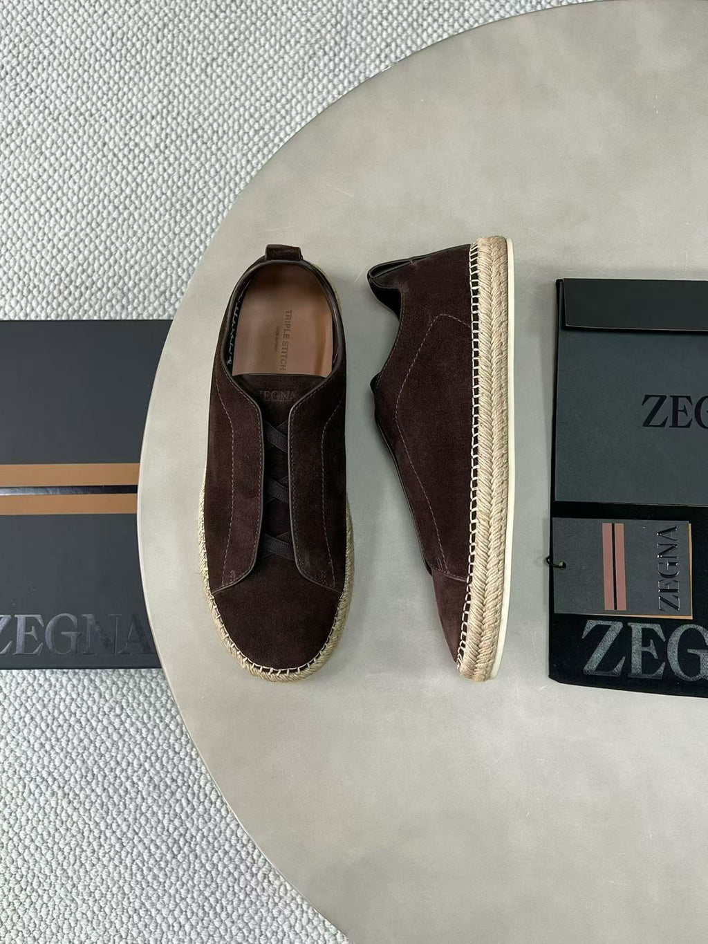 Zegna Triple Stitch espadrilles