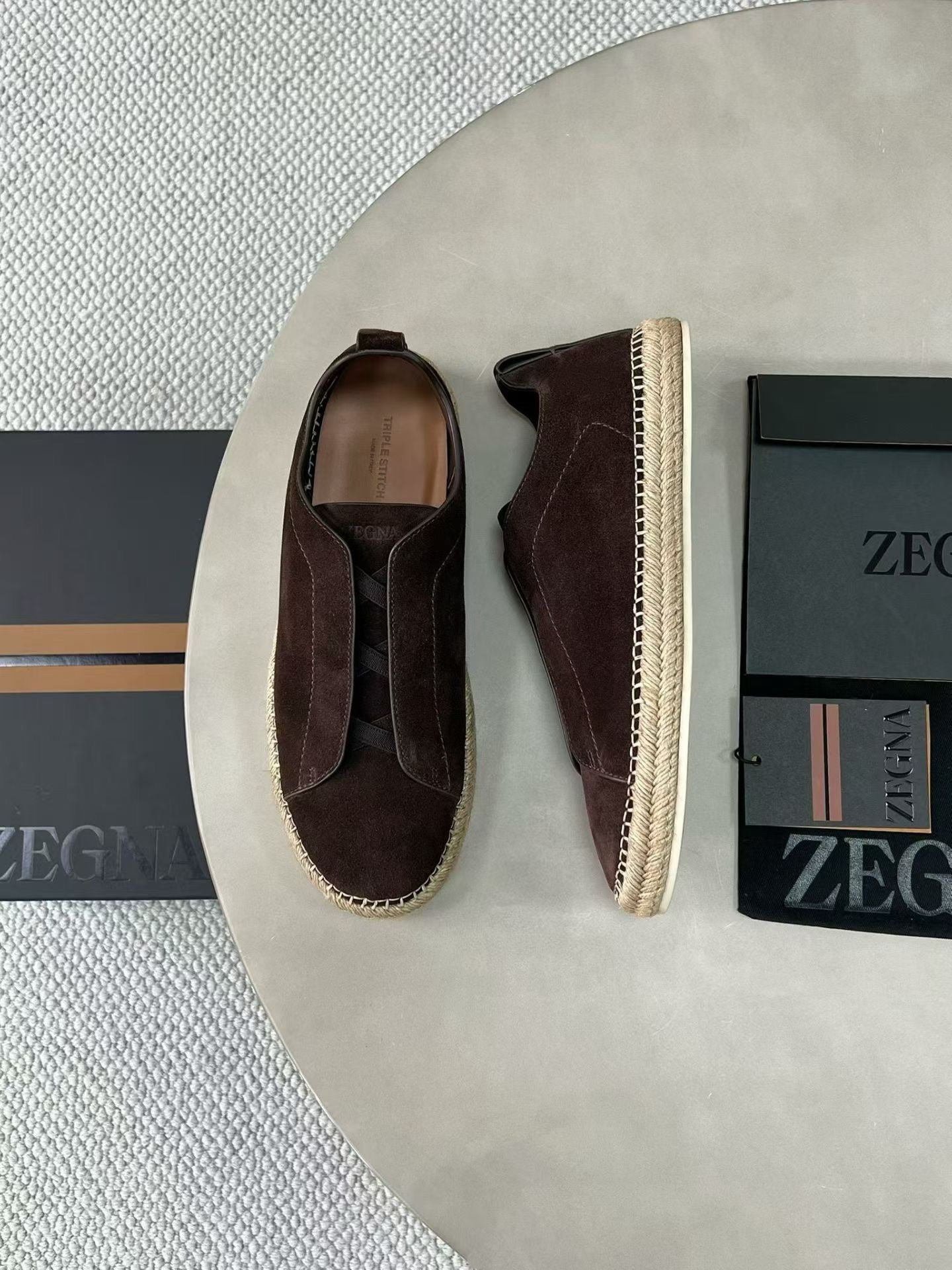 Zegna Triple Stitch espadrilles