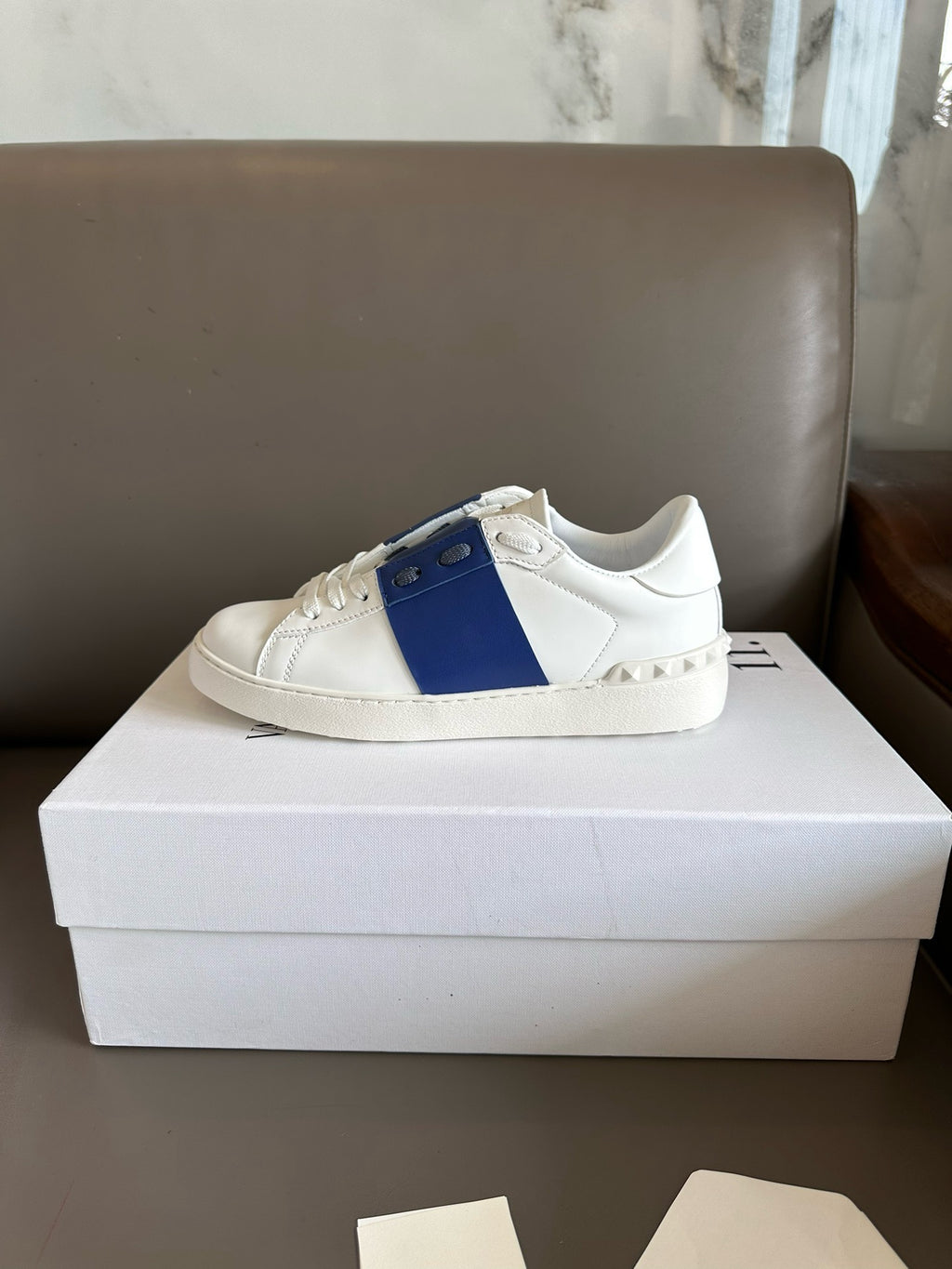 Valentino Open Sneakers Blue men