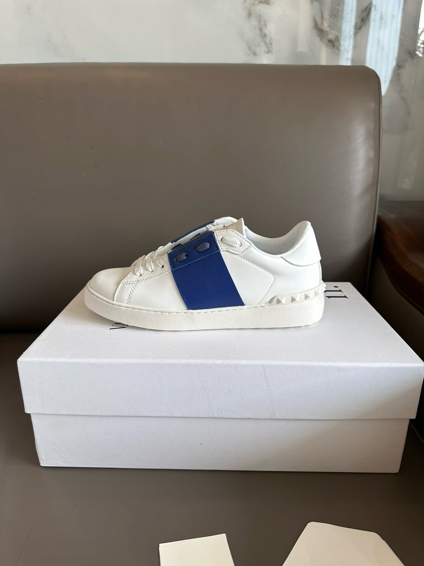 Valentino Open Sneakers Blue men
