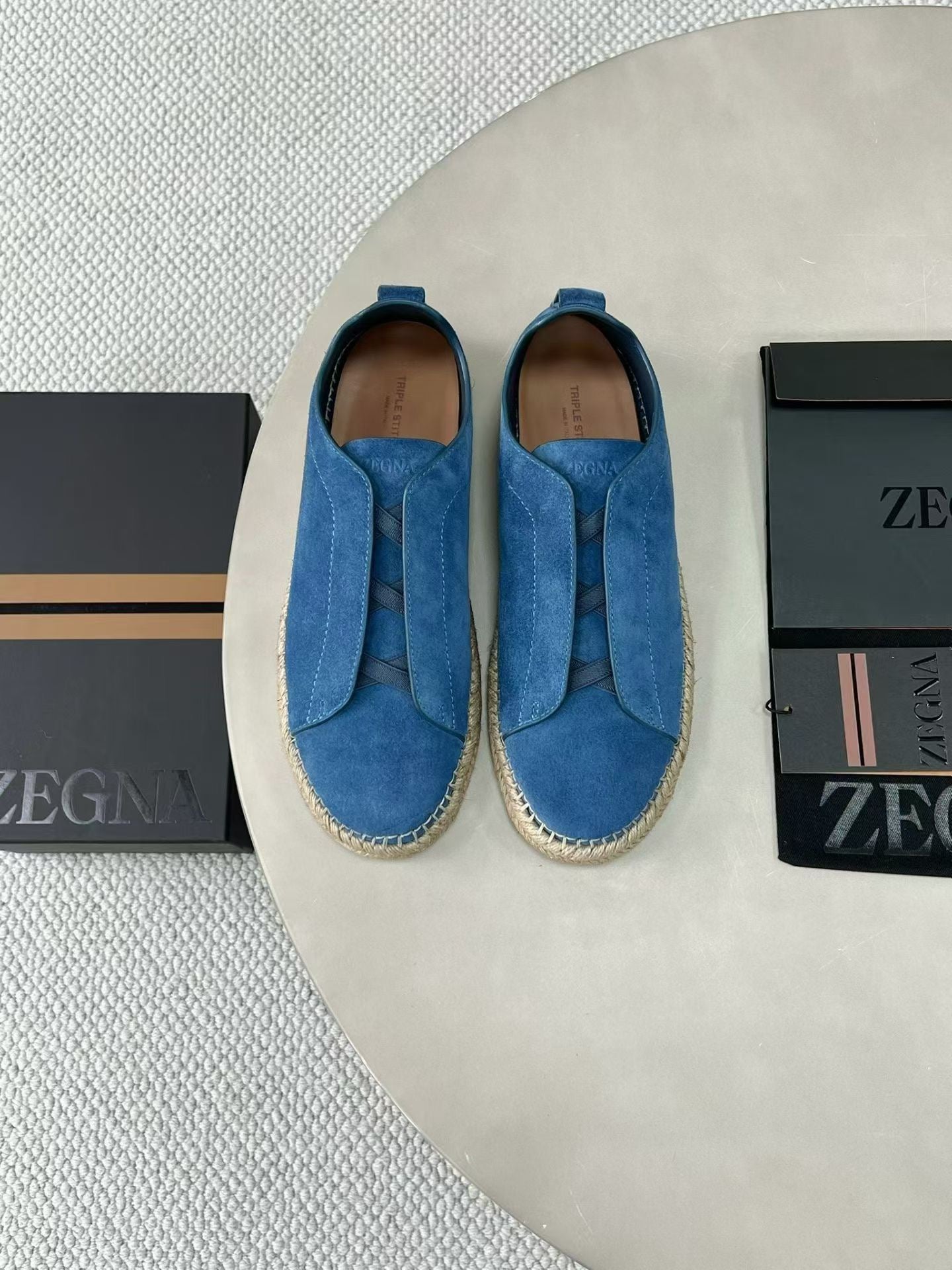Zegna Triple Stitch espadrilles