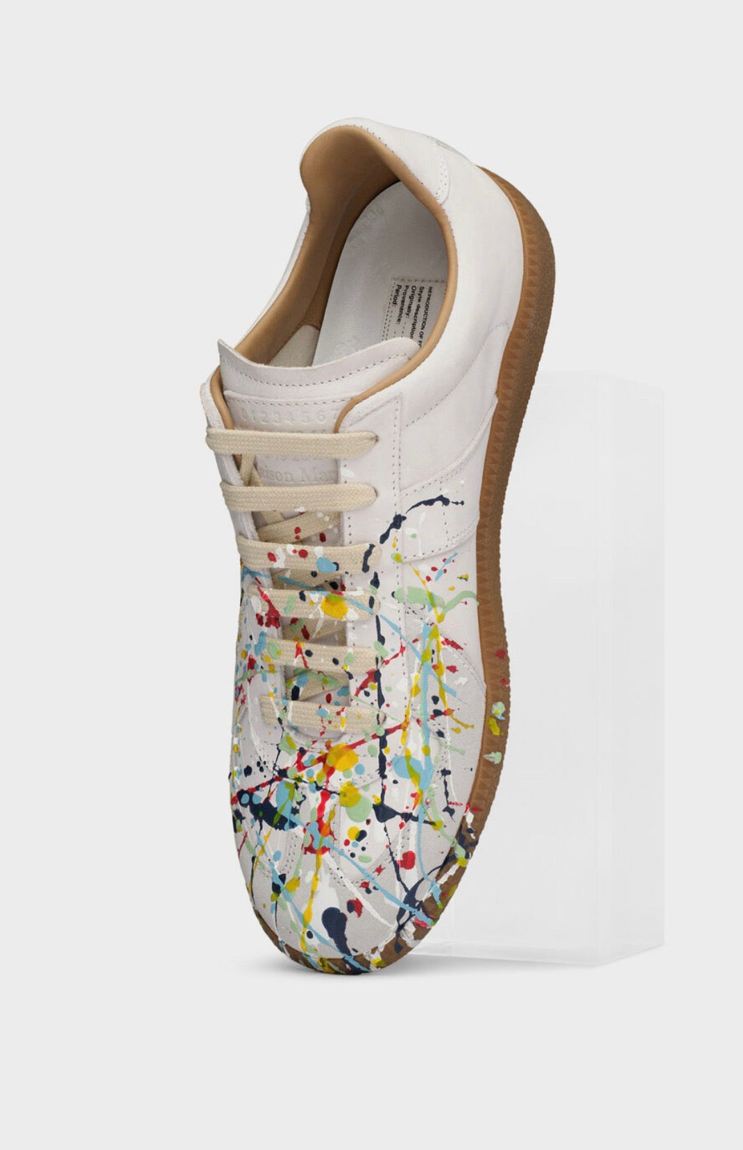 Maison Margiela White Paint splatter gats