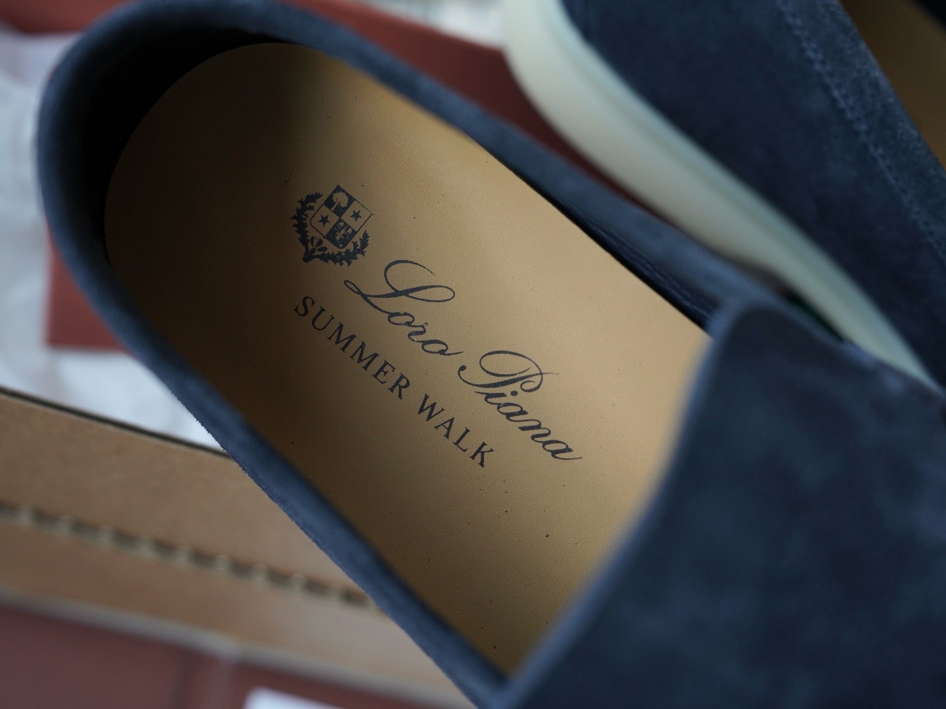 Loro piana Summer walk navy blue