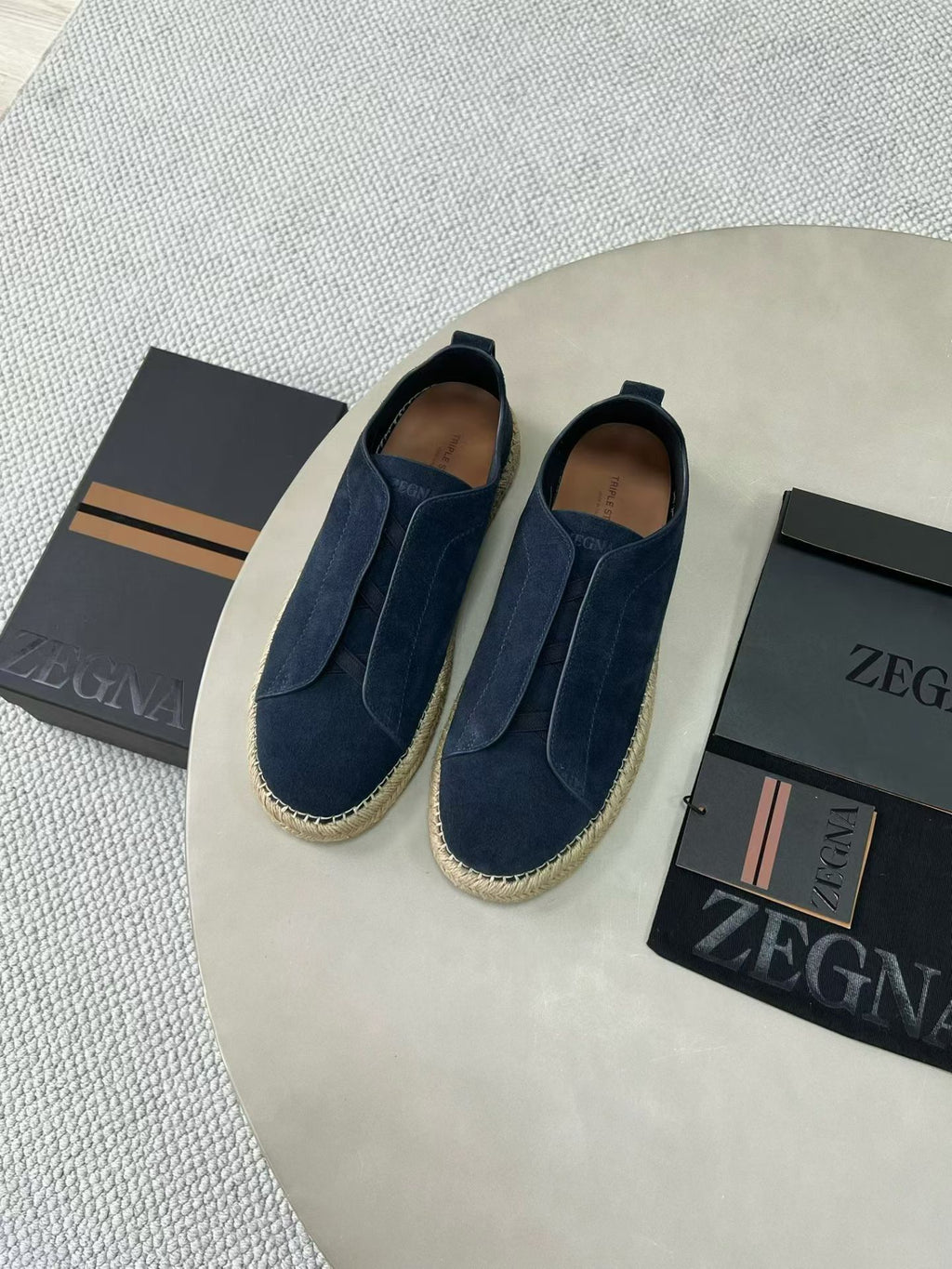 Zegna Triple Stitch espadrilles