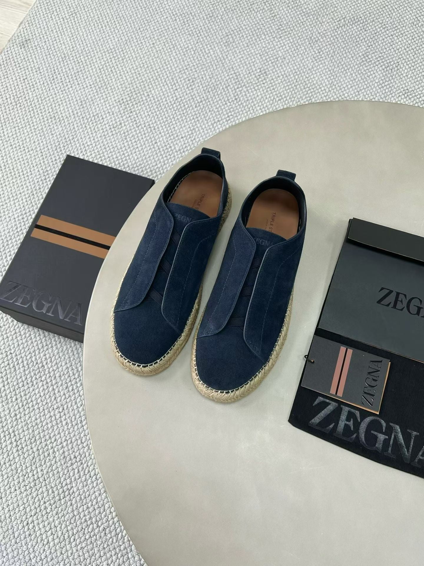 Zegna Triple Stitch espadrilles