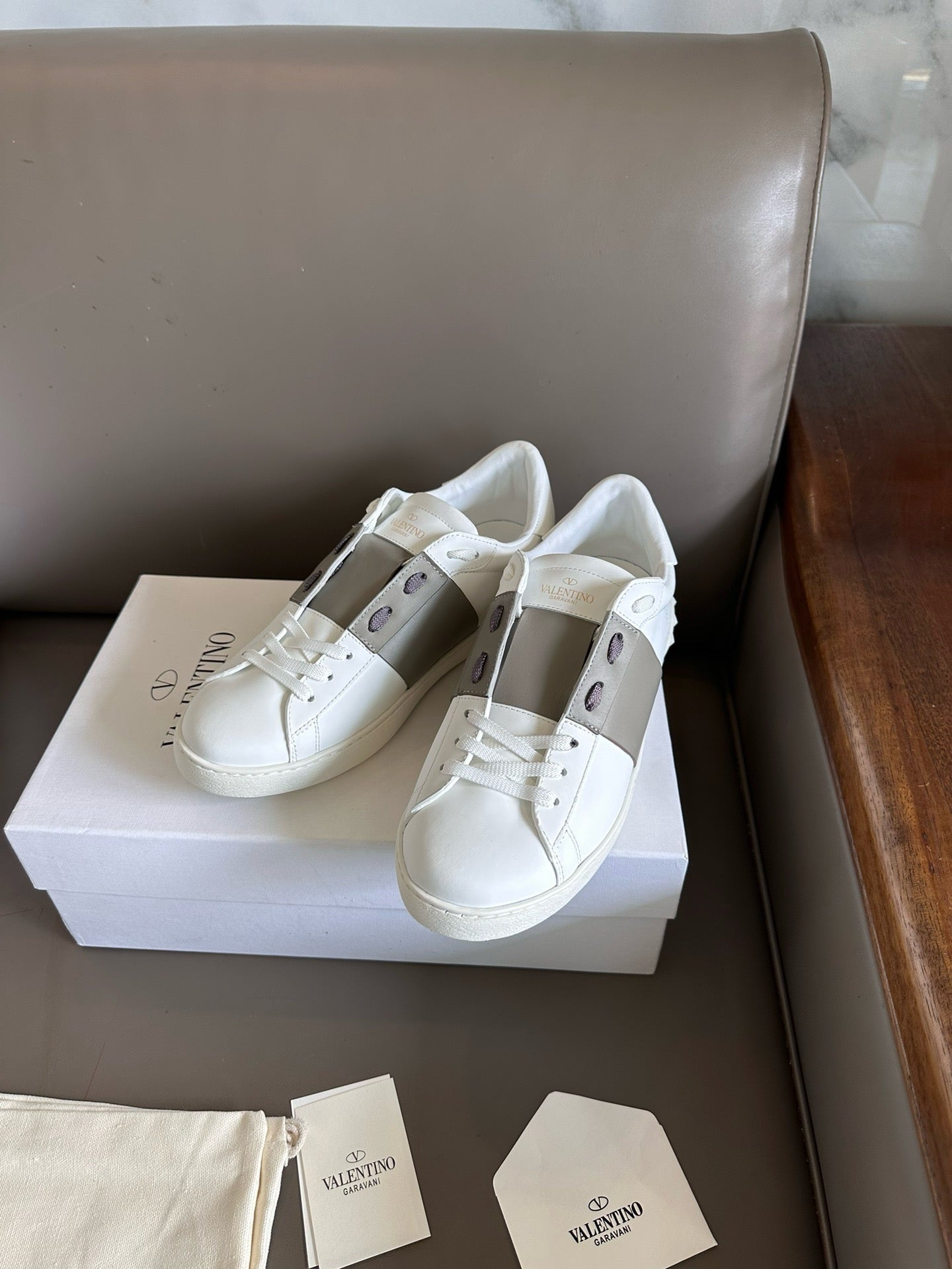 Valentino Open Sneakers light army green Men