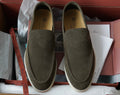 Loro Piana Men Summer walk army green