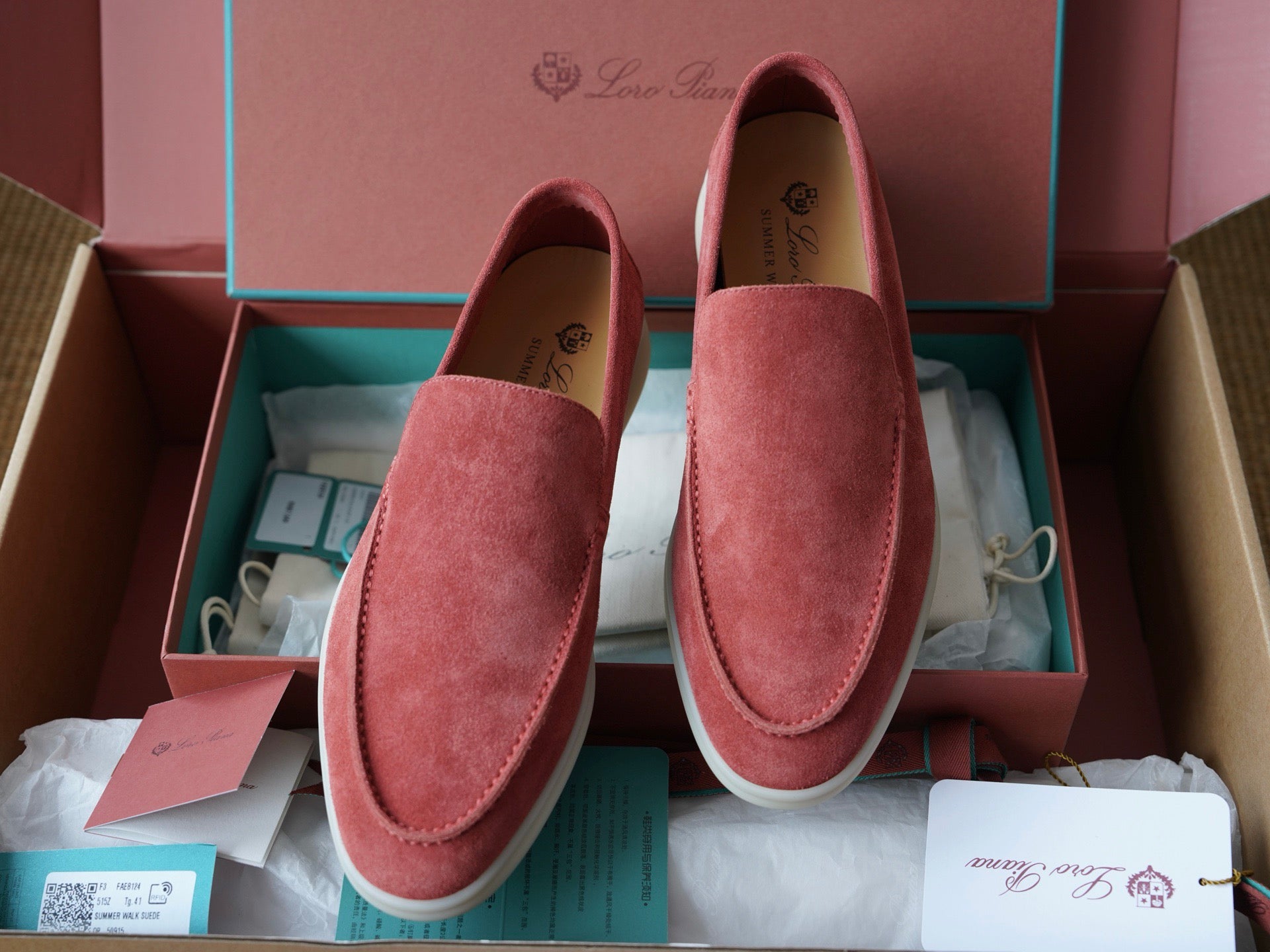 Loro Piana Summer walk red