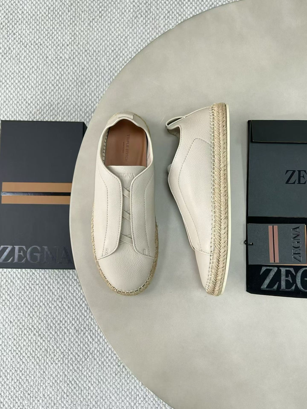 Zegna Triple Stitch Espadrilles