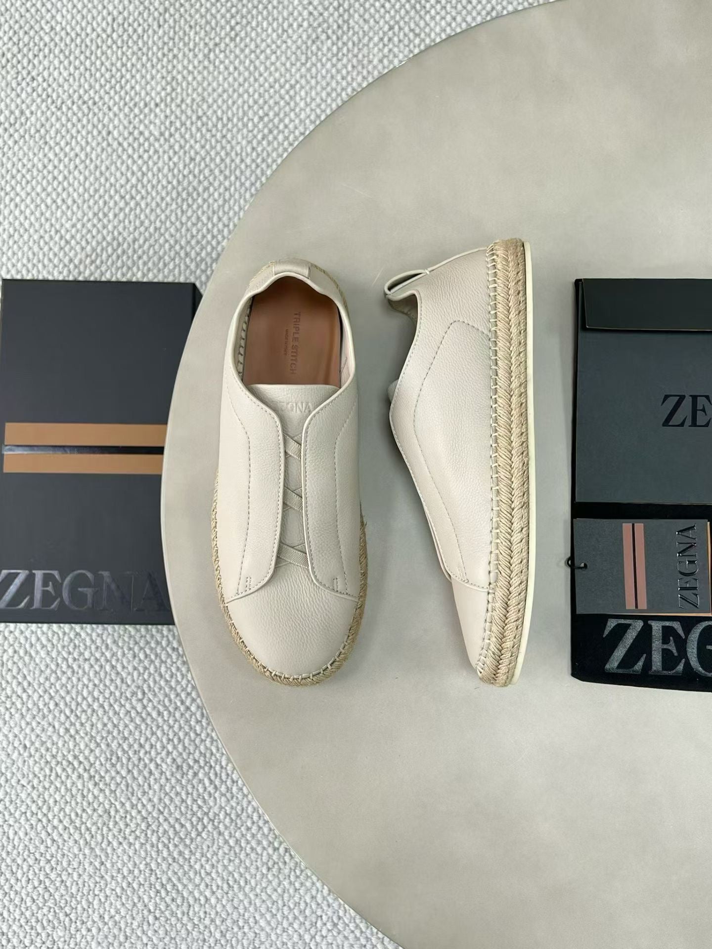 Zegna Triple Stitch Espadrilles