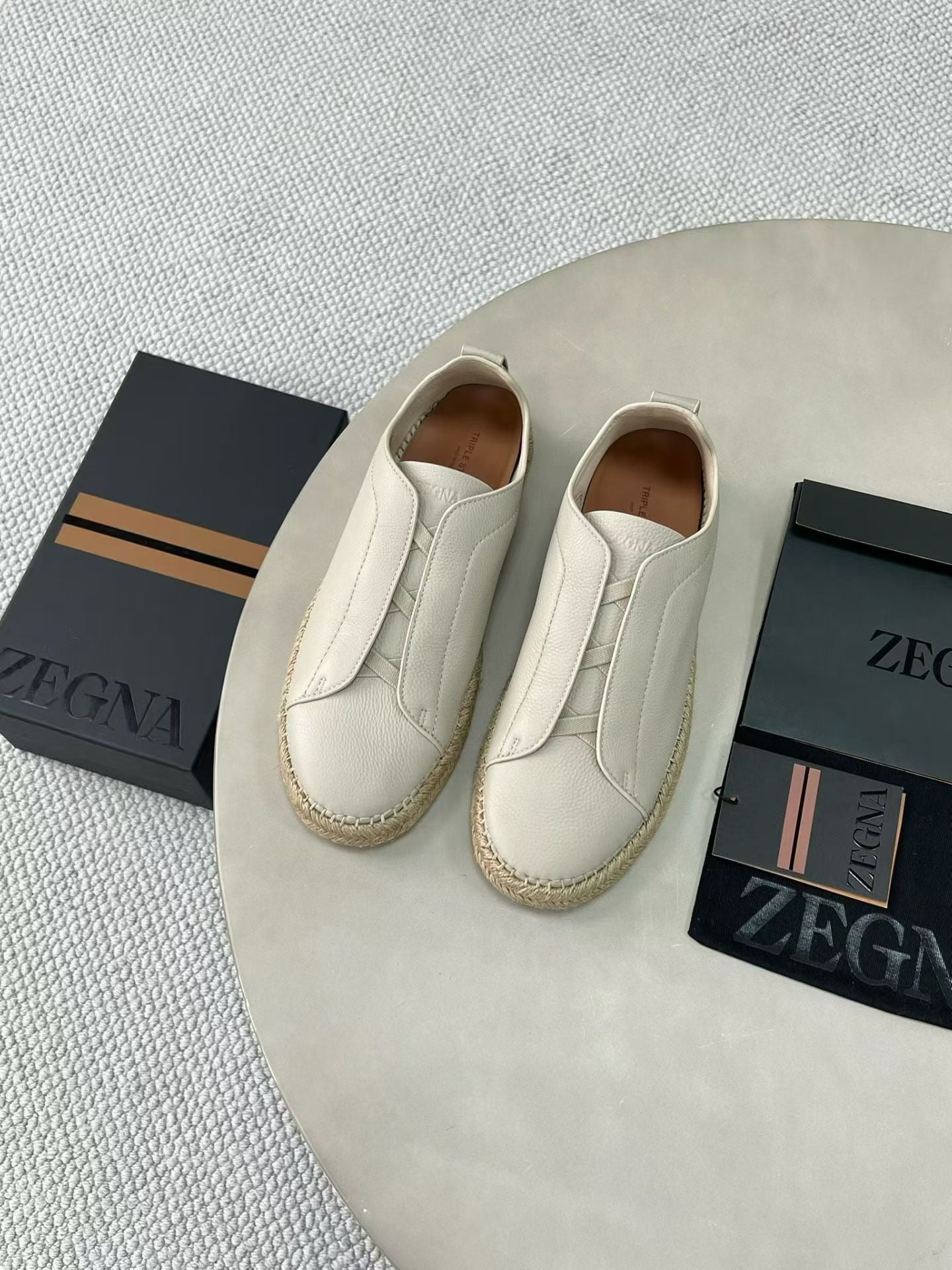 Zegna Triple Stitch Espadrilles