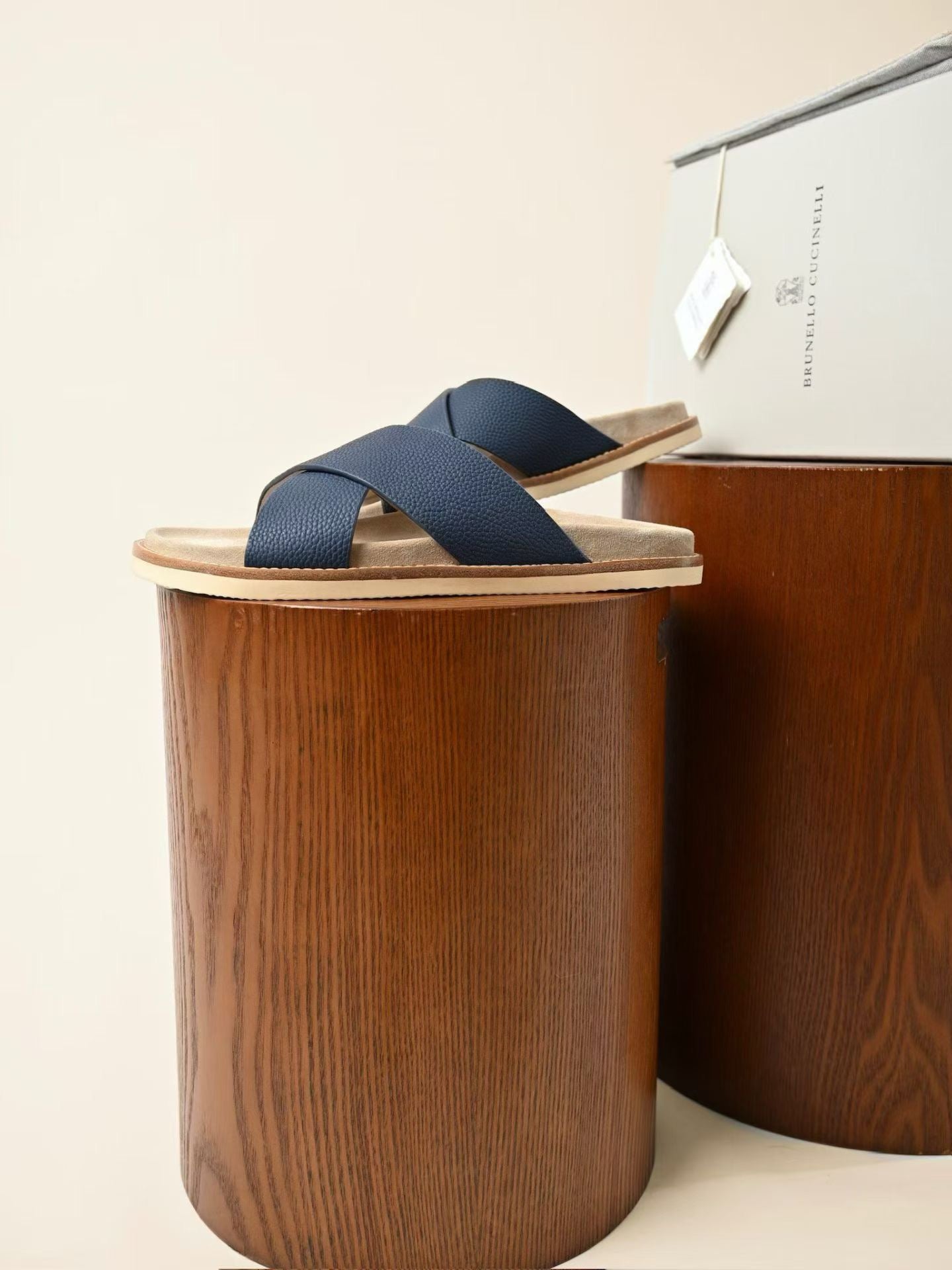 Brunello Cucinelli suede sandals