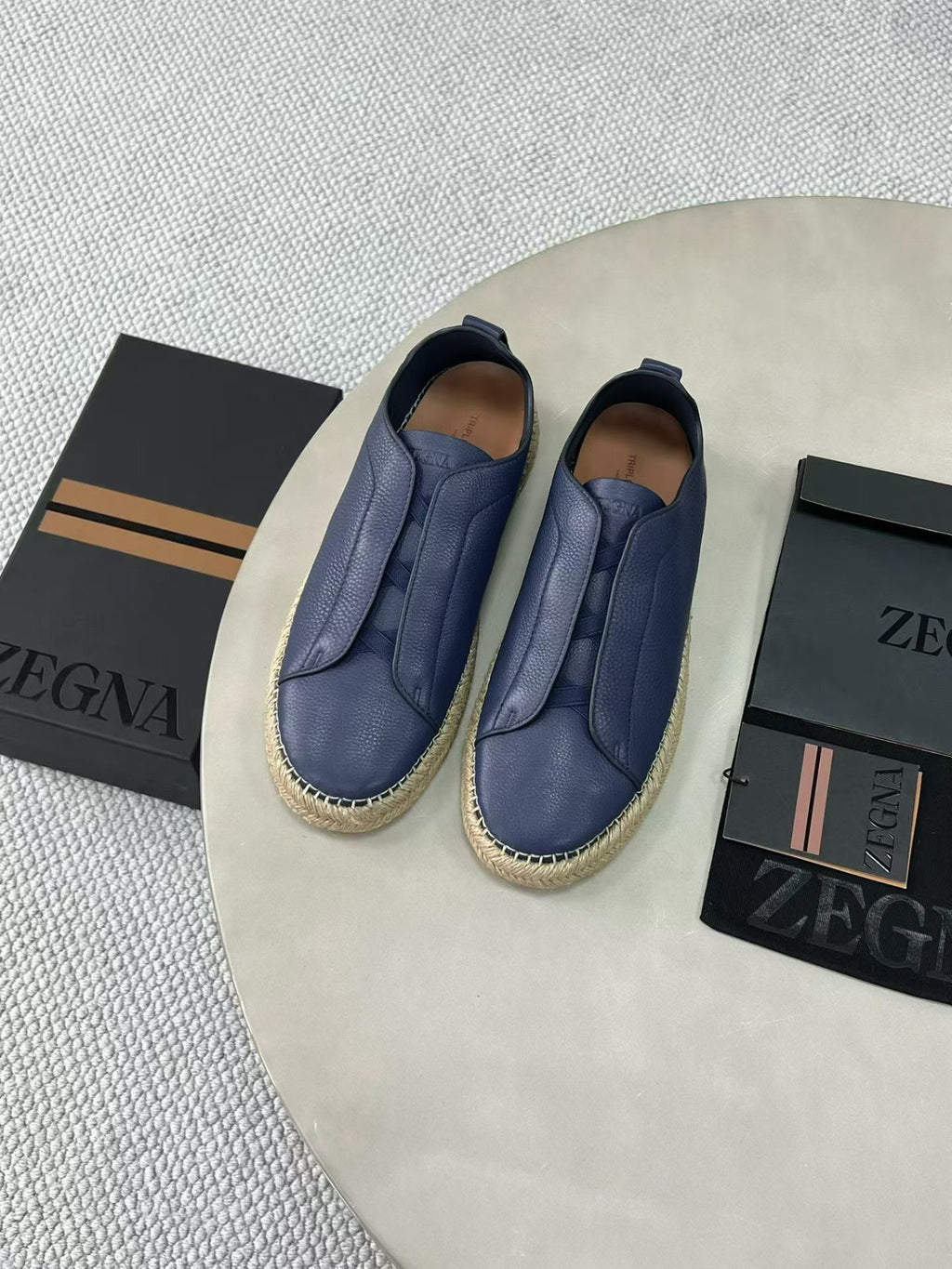 Zegna Triple stitch Espadrilles